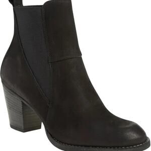 Paul green Jules Block Heel Chelsea Boot black size 5.5 euc